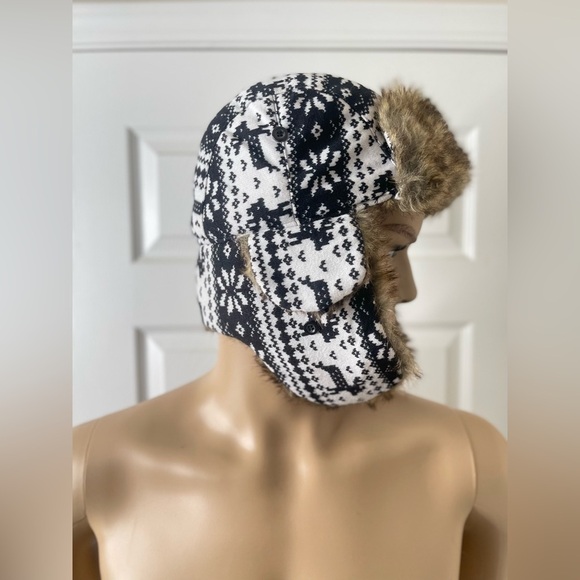 Men's Faux Fur Trapper Hat - Picture 2 of 4